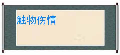 触物伤情